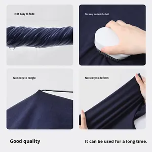 กางเกงบ็อกเซอร์ชายผ้าฝ้ายแท้ ป้องกันการเสียดสี แห้งเร็ว ระบายอากาศ ต้านเชื้อแบคทีเรีย เอวกลาง ทรงยาวพิเศษ สำหรับเล่นกีฬา เอวถัก - Product Image 4