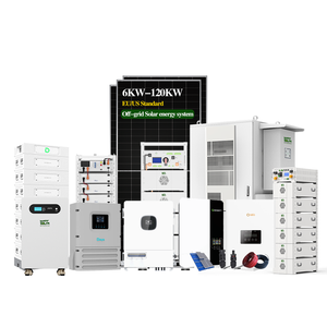 Système de stockage d'énergie domestique Wattsolar 5 kW 10 kW 60 kW, packs de batteries solaires hors réseau LiFePO4 48 V 51,2 V, contrôleur hybride MPPT - Product Image 2