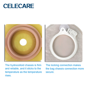 CELECARE-bolsas de colostomia para chasis, productos hipoalergénicos de ostomia, 2 uds., B035 - Product Image 4