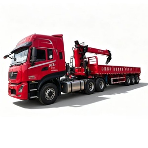 Remolque de Camión Versátil de 3 Ejes <span class=keywords><strong>con</strong></span> Grúa Hidráulica para Manipulación de Materiales - Product Image 2