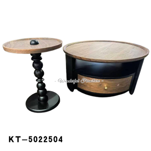 Vente directe d'usine Nouveau design de table basse Ensemble de table basse de salon en MDF - Product Image 1