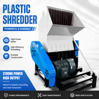 Broyeur de plastique robuste pour déchets plastiques, déchiqueteuse de bouteilles PET, broyeur de recyclage pour plastiques PP, PE, PVC, ABS