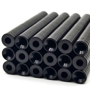 Aimant industriel N35 N42 N45 N52 puissant en terres rares, aimant annulaire en néodyme avec revêtement époxy <span class=keywords><strong>noir</strong></span> pour bricolage et artisanat, aimant de réfrigérateur - Product Image 4