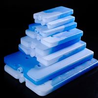 Vente en gros de plusieurs tailles de brique de refroidisseur de glace de gel de congélateur en plastique dur réutilisable