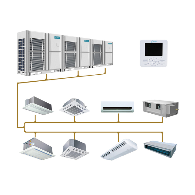 Commercial Indoor Ceiling Mini Vrv Vrf Ac Units Conditioning Airconditioner Central Hvac System Ducted Split Vrf air Conditioner