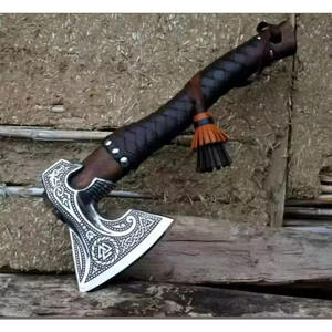 <span class=keywords><strong>Hache</strong></span> <span class=keywords><strong>de</strong></span> Viking forgée à la main, cadeau personnalisé pour les demoiselles d'honneur, <span class=keywords><strong>manche</strong></span> en <span class=keywords><strong>bois</strong></span> <span class=keywords><strong>de</strong></span> rose, housse en cuir, acier à haute teneur en carbone, HACHES COUTEAUX - Product Image 1