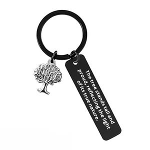 Llavero de regalo inspirador, llavero de aliento, familia: donde comienza la vida - Product Image 6