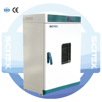 Incubateur de séchage à convection forcée double usage en acier inoxydable SCITEK avec contrôleur de température PID et étagère mobile pour laboratoire clinique
