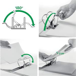 Raccoglitore ad Anelli con Copertina in Plastica, Capacità 500 Fogli A4, Prezzo di Fabbrica - Product Image 5