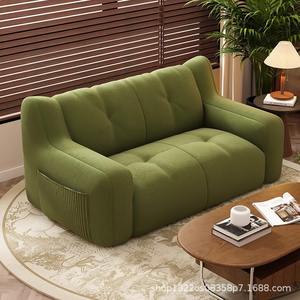 Ghế <span class=keywords><strong>sofa</strong></span> văng một chỗ ngồi, kiểu dáng châu Âu hiện đại, chất liệu vải màu kem, có chức năng ngả lưng, phù hợp với phòng khách, phòng ngủ của căn hộ nhỏ. - Product Image 1