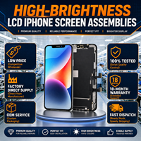 Écrans LCD FHD 120Hz de haute qualité pour iPhone, compatibles avec le remplacement de la puce IC, combo écran LCD pour mobile, vente en gros d'écrans mobiles