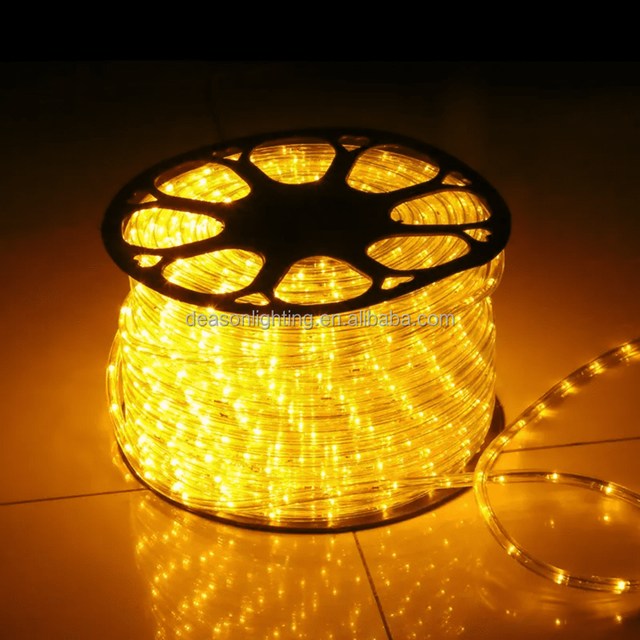 Hot Sale IP65 LED Flex Hose Rope Light 360 Degree Christmas round Waterproof for Outdoor Decorative Lighting