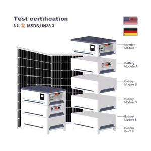 51.2V 700Ah 35.84KWh <b>Plug</b> And Play Stack Energy System Pure Sine Wave Inverter for Commercial Solar Storage - Product Image 3