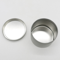 Offre Spéciale : Boîte Ronde en Métal Personnalisée de Luxe avec Couvercle Hermétique, Idéale pour le Stockage et l'Emballage de Café, Thé et Poudres Alimentaires