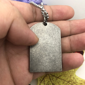 Thangka Style Buddha Amulet Pendant Stainless Steel Shield Shape <b>Necklace</b> For Men Women Fashion Jewelry 216097 - Product Image 2