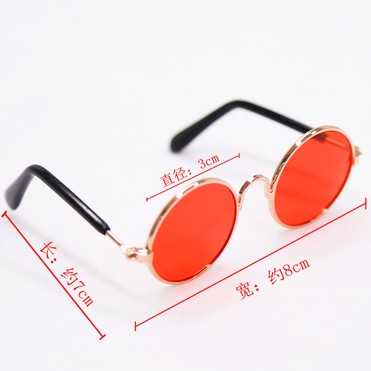 Lunettes de soleil rouges pour animaux de compagnie