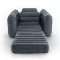 Canapé gonflable pliant robuste chaise de canapé gonflable simple pour adultes canapé d'air extérieur pour camping pique-nique plage voyage