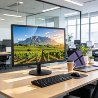 Nouvel écran LED TN de 18,5 pouces, résolution native 1366x768 HD, fréquence de rafraîchissement de 60 Hz, images stables pour une utilisation quotidienne au bureau, pour les entreprises