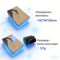 Rastreador GPS para Automóvil, Instalación OBD, Conexión USB de 1 Año, Sistema Operativo Android, Control Remoto, Vehículos Automotores en Todo el Mundo