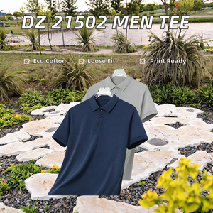 Custom Mens Cotton <b>Collared</b> <b>T</b> <b>Shirt</b> Short Sleeve Printed Casual Sportswear O Neck Custom Logo Summer Golf Athletic Top Dailywear - Product Image 2