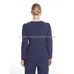 여성 작업복 네일 헤어 살롱 리셉션 정장 마사지 뷰티 스파 클럽 기술자 옷 세련된 튜닉 유니폼 세트 - Product Image 3