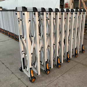 Hướng dẫn sử dụng gấp hàng rào an ninh đường nhôm có thể thu vào hàng rào đứng cửa trượt hàng rào lan can hàng rào mở rộng - Product Image 5