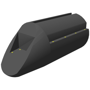 Modular floating houseboat pontoon, hdpe plastic pontoon tubes for boathouse