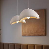 Luminaire suspendu JACKSUN de style japonais moderne Wabi Sabi, 3500K, lampe de plafond moderne pour salon, restaurant, maison d'hôtes