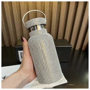 Vaso Aislado Ecológico de Acero Inoxidable Decorado con Diamantes de Imitación de Lujo, Botella de Agua Brillante con Diamantes, Taza de Viaje Portátil 12-24 - Product Image 2