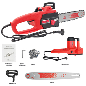 Scie à chaîne électrique industrielle haute puissance Ananke Tools 220V filaire, guide-chaîne de 16 pouces en acier au manganèse, OEM, multifonctionnelle pour le bois - Product Image 2