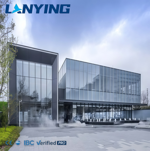 पूर्वनिर्मित इस्पात संरचना कार्यालय आधुनिक वाणिज्यिक भवन ग्लास दीवार वास्तुकला कॉर्पोरेट व्यापार उपयोग के लिए - Product Image 4