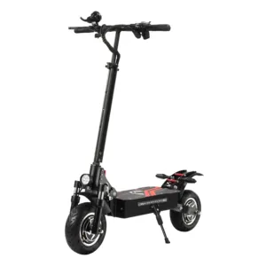 Eu Magazijn 10Inch 2 Wiel Dikke Band Elektrische Scooter 52V 3200W Dual Moter 19ah Max Snelheid 70 Km/h