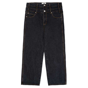 Heavyweight Custom <b>Baggy</b> <b>Jeans</b> Y2k Streetwaear Double Waist Black Denim <b>Jeans</b> Men Fashion <b>Retro</b> Hip Hop <b>Jeans</b> Pants for Men - Product Image 6