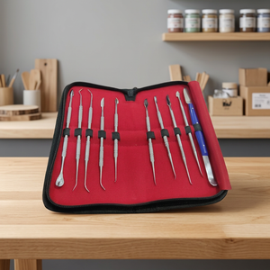 Melpex Instruments de beauté Daddy D Pro, équipement de laboratoire, kit d'outils manuels en acier pour la sculpture de cire, outils de sculpture en argile et poterie, outils dentaires et chirurgicaux - Product Image 3