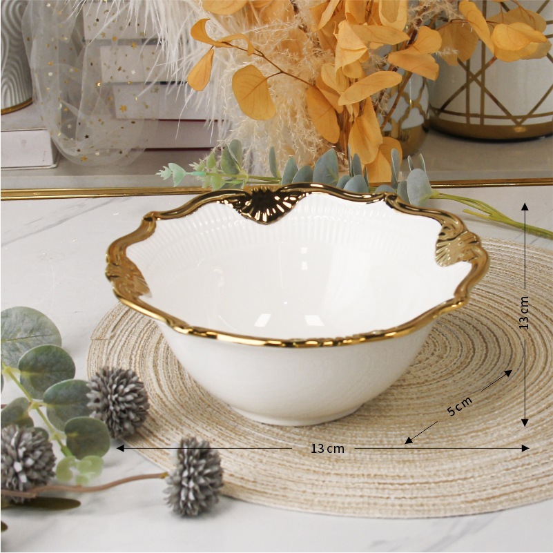 Cuenco redondo de grano interior de 5 pulgadas (14*14*5,5 cm)