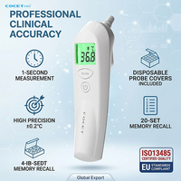 Thermomètre domestique thermomètre numérique sans contact pour bébé thermomètre infrarouge d'oreille avec alarme de fièvre