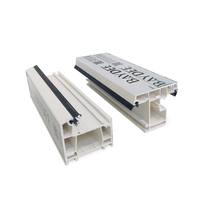 Profilé d'extrusion en plastique PVC UPVC série 70 certifié ISO pour fenêtres et portes