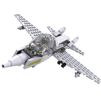 Jouets de construction éducatifs COGO 8 en 1 Plus 3 en 1 pour enfants, navire de guerre multi-assemblable, transformation de blocs de construction