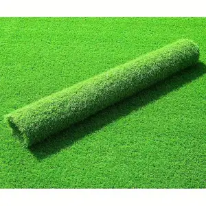 Rainbow colored artificial grass for children indoor playground soccer