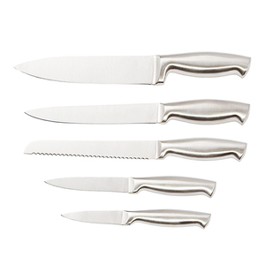 Morden Ensemble De Couteau De Cuisine en acier Inoxydable 5 pièces couteau avec <span class=keywords><strong>porte</strong></span>-bloc et <span class=keywords><strong>porte</strong></span>-couteau - Product Image 2