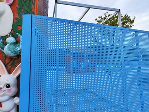 Tùy chỉnh lỗ khác nhau đục lỗ nhôm/Thép mạ kẽm trang trí tường mặt tiền tấm kim loại - Product Image 4