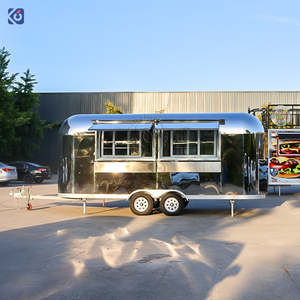 <span class=keywords><strong>Camion</strong></span> de restauration mobile CAMPTRL entièrement équipé pour la vente rapide de snacks, boissons et aliments – Remorque de concession pour la vente de nourriture de rue - Product Image 2