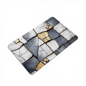 <span class=keywords><strong>Tapis</strong></span> <span class=keywords><strong>de</strong></span> bain en caoutchouc à motif pierre brisée, antidérapant, résistant à l'eau, super absorbant, séchage rapide, écologique, facile à nettoyer, 0,1-0,2 pouce - Product Image 1