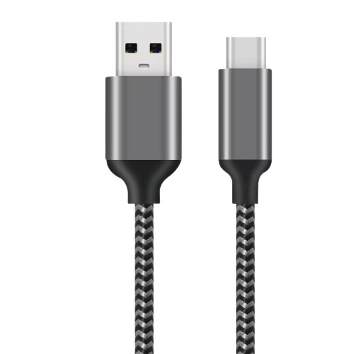 Nickle Plated USB3.0 Type-C Cable 5Gbps 6A Fast Charging Nylon Braided Shield 1-3M Compatible with Android Mobile Devices