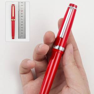 Pluma Estilográfica de Plástico Shanghai Jinhao 82 con Acabado Cromado - Product Image 5