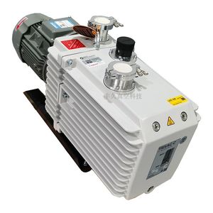 Pompe à vide rotative à deux étages Leybold D40C, à opercules étanches à l'huile, pour séchage sous vide alimentaire, 40 L/min, corps en fonte, entraînement électrique - Product Image 2