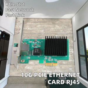 1 Port PCIe 4.0-1X 10G Ethernet <strong>Network</strong> Card Realtek8127(PXE) Multi-Gigabit Speeds 10G RJ45 LAN Card for Server in Stock - Product Image 2