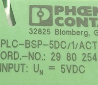 Relay Solid State Plc Contact 2967989, 24vdc, dengan Basis Plc-bsp-5dc/1/act untuk Produk Bergaransi