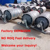 Motor Pulley TDY75 Type Oil Cooled Motor Head Conveyor Flat Belt Drive Pulley