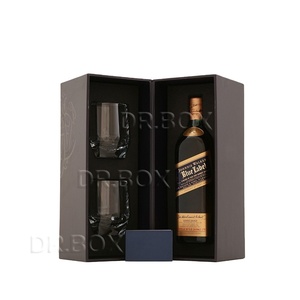 Nouveaux dossiers <span class=keywords><strong>en</strong></span> papier d'emballage créatifs avec gaufrage et pelliculage mat pour porte-bouteille de vin rouge (recyclable) - Product Image 2